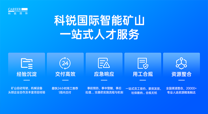 人力资源公司EVO视讯 EVO真人国际有完备的矿山人才整体解决方案